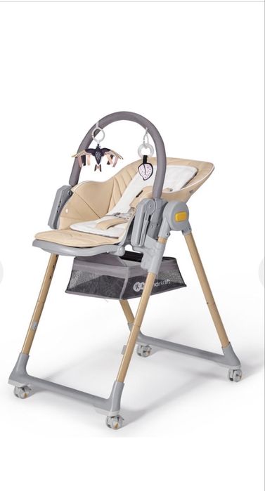 Столче за хранене KinderKraft - Lastree, дървесно