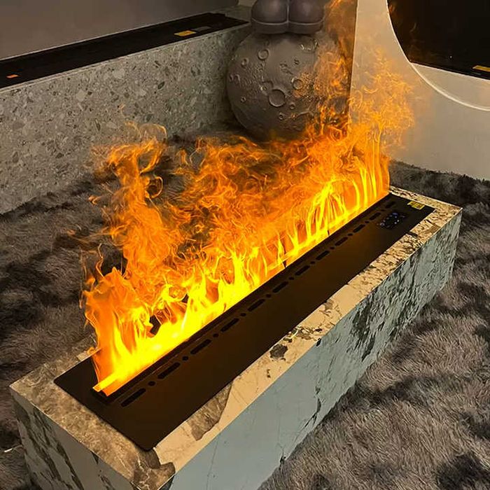 Декоративный камин-увлажнитель воздуха с эффектом пламени и огня