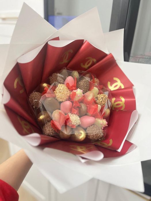 КЛУБНИКА В ШОКОЛАДЕ\цветы/розы/букет/8 марта/подарки