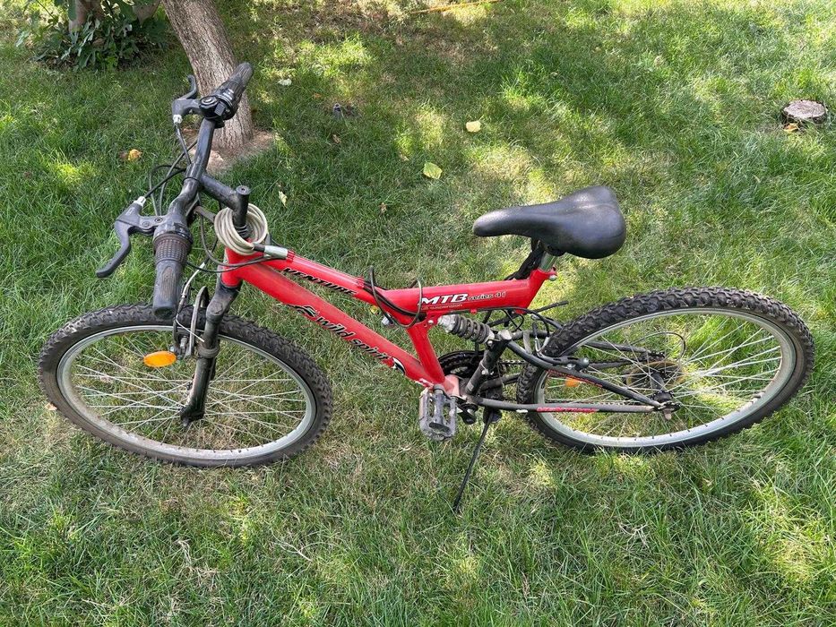 Bicicleta 24", 18 viteze, full suspension