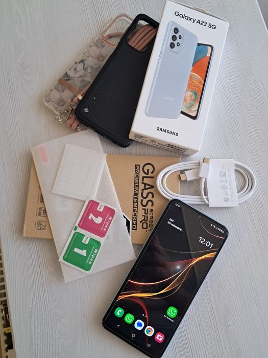 Telefon mobil Samsung Galaxy A23 5G, 4GB RAM, 64GB, Light Blue