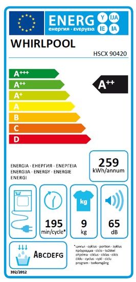 Сушилня Whirlpool Supreme Care HSCX 90420