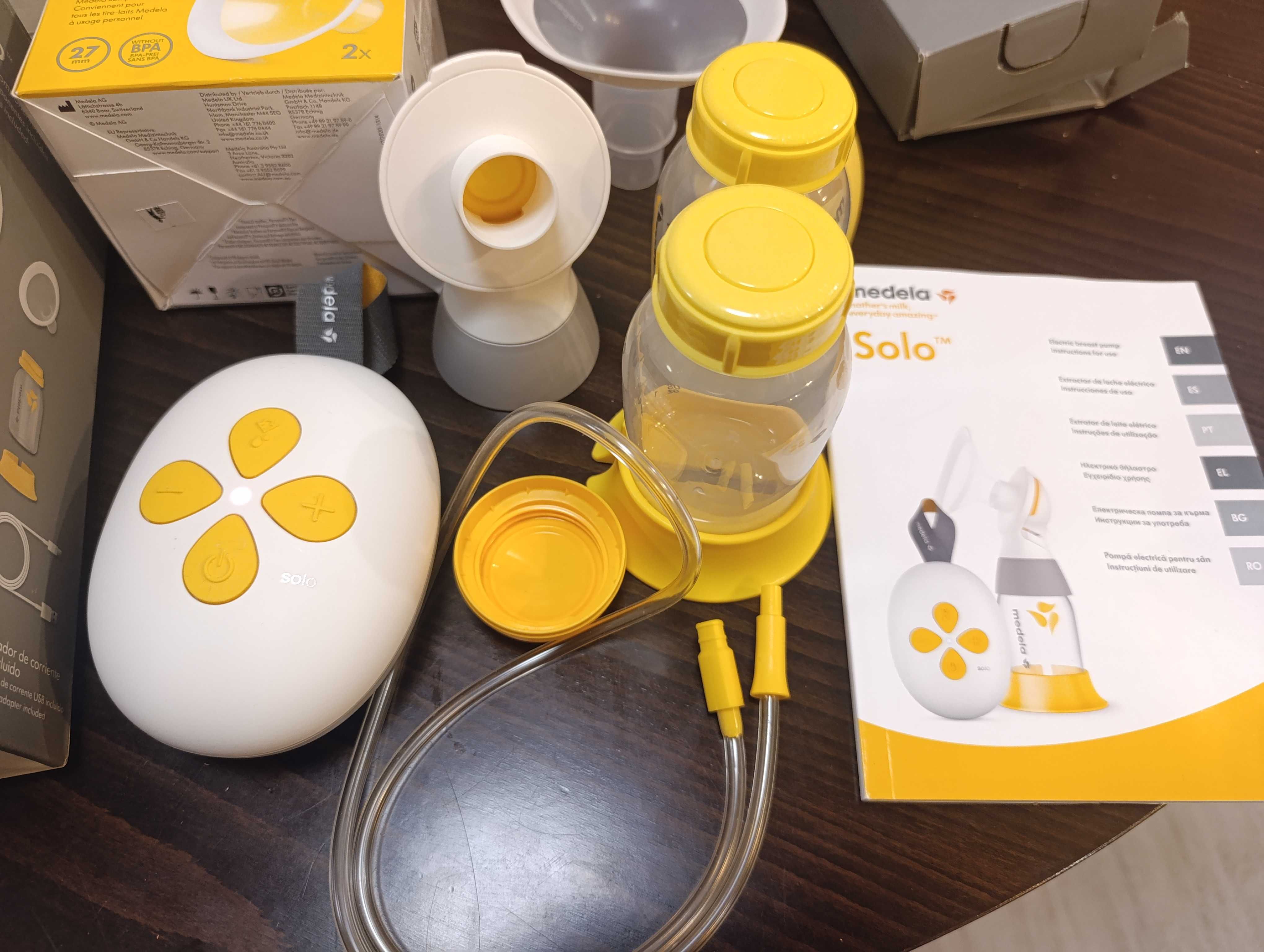 Помпа Medela Solo, столче Lorelli Party и нагревател Nuk Thermo