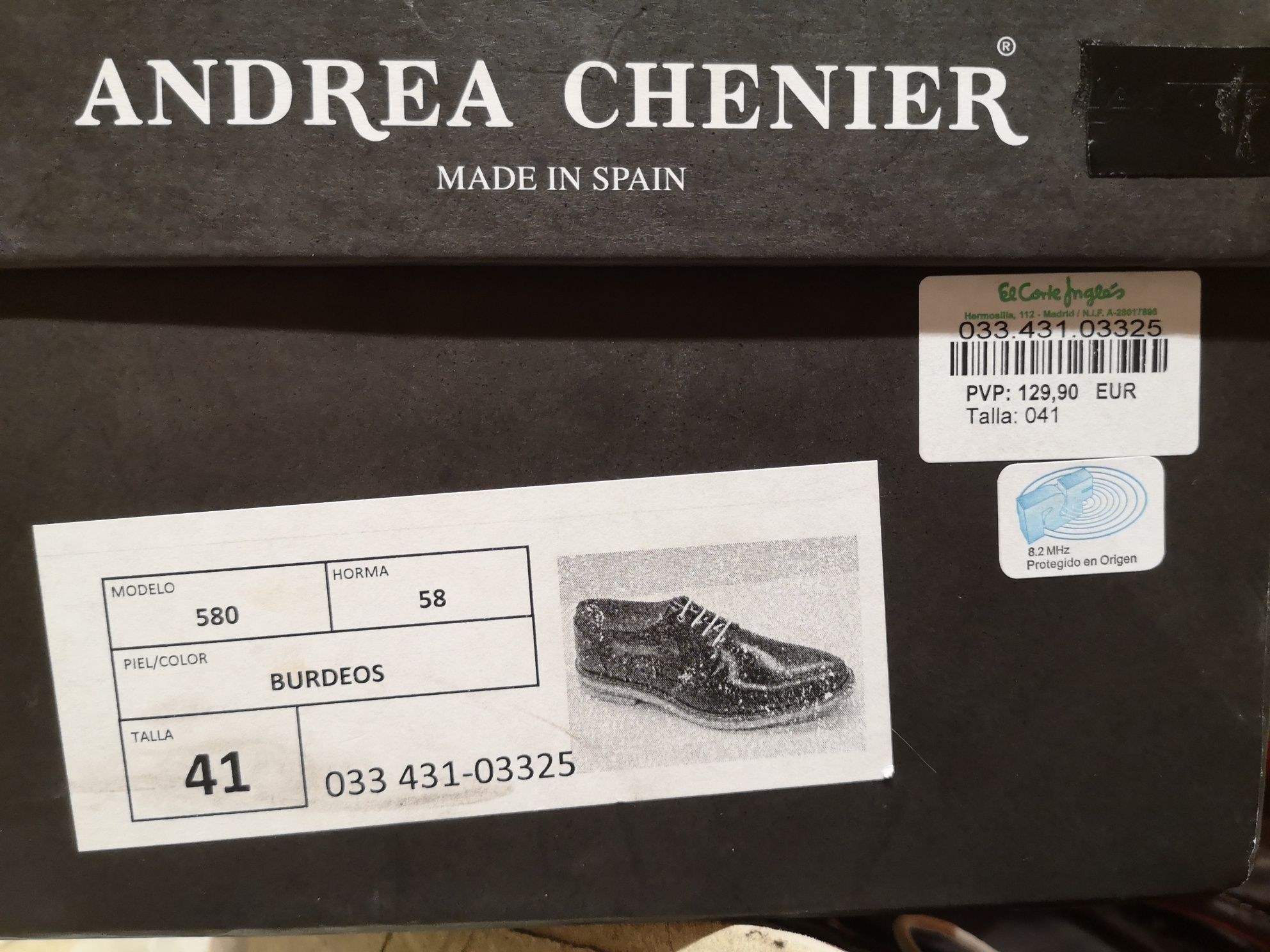Обувки  испански Andrea Chenier