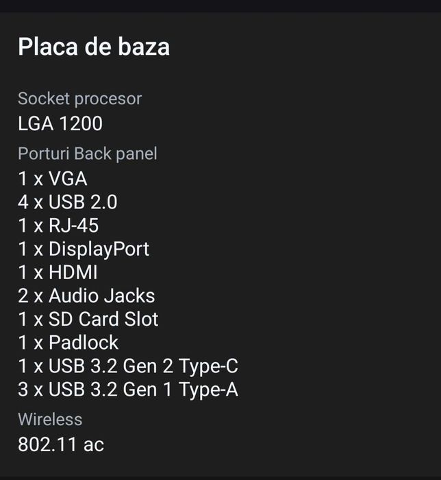 Vand Sistem Desktop Dell Inspiron 3881 cu procesor Intel® Core™ i5