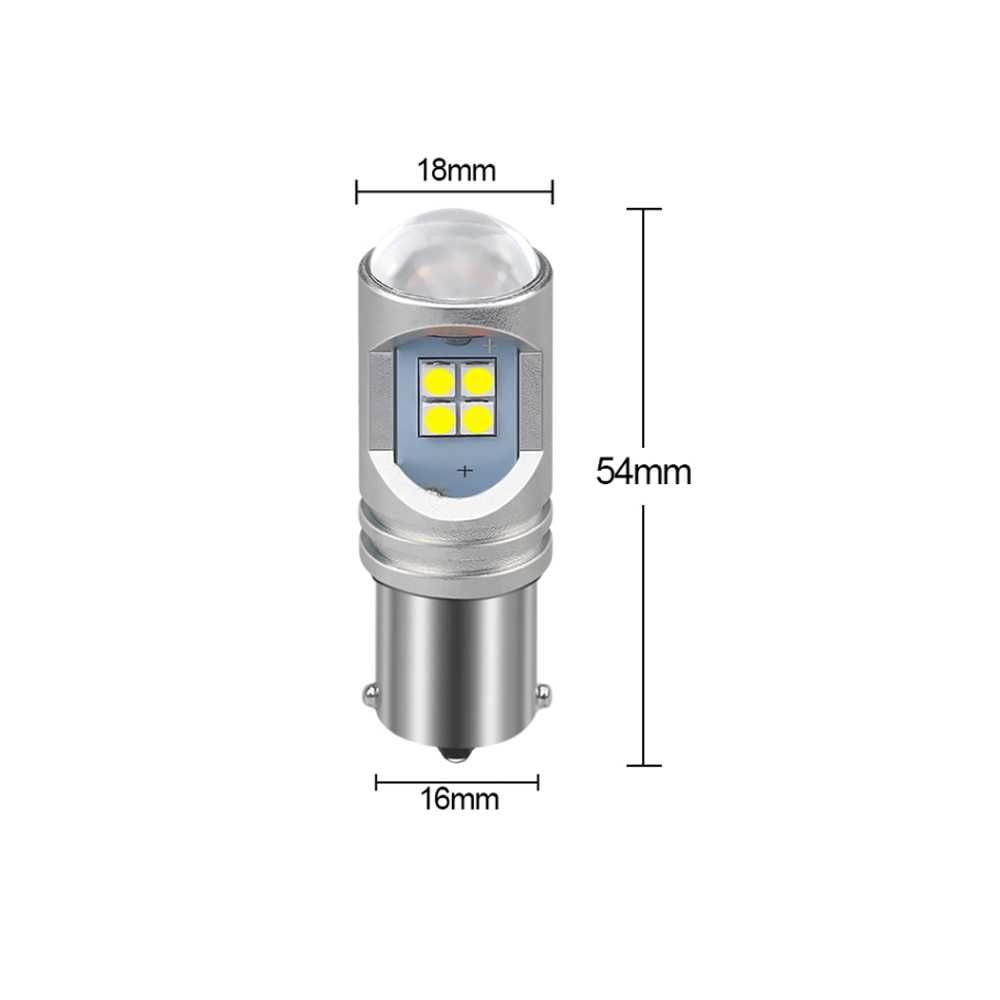 LED крушка с двойна светлина P21W/5W CANBUS 12 SMD