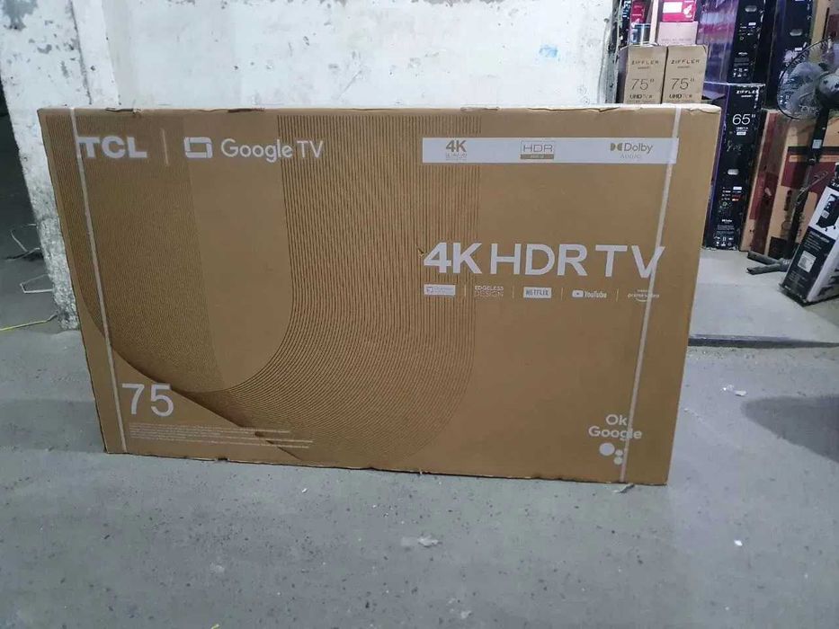 Телевизор TCL 75/65 4K HDR Google TV SMART 2025 модели