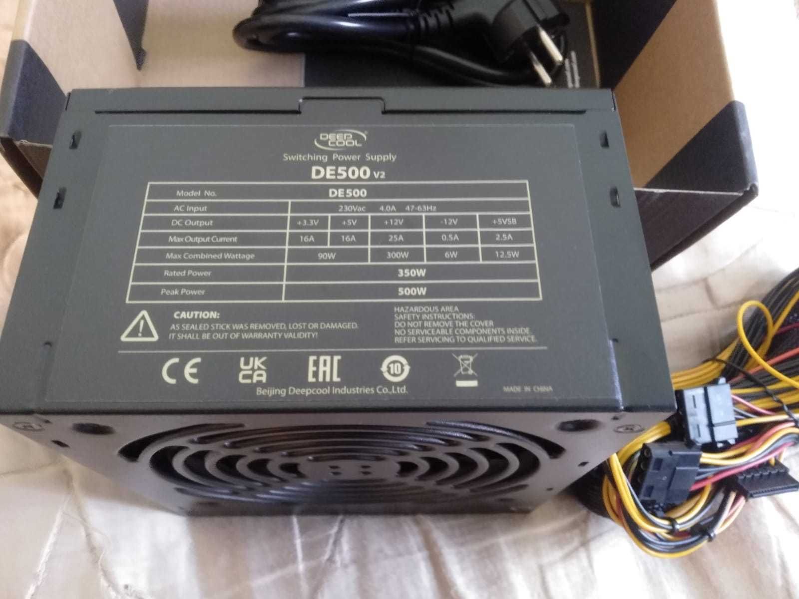 Блок питания Deepcool DE500 V2 500W НОВЫЙ