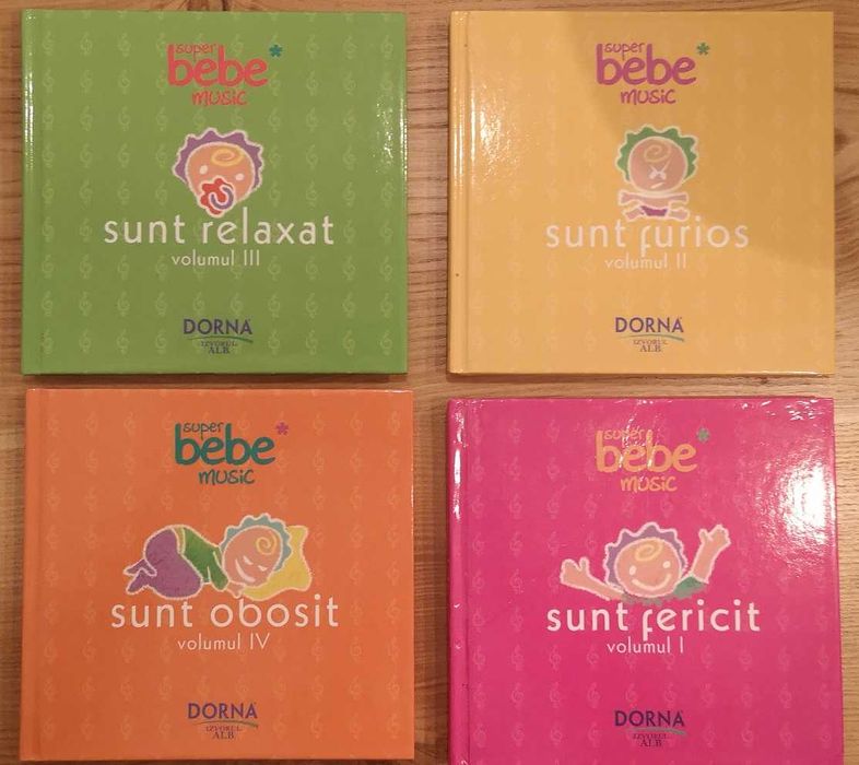 colectie CD-uri SuperBebe muzica - 4 cd-uri