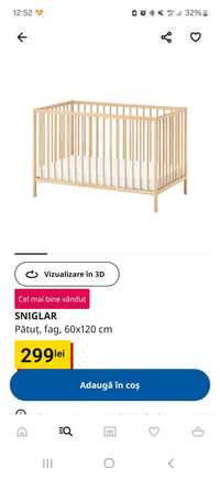 Patut pentru bebe ikea