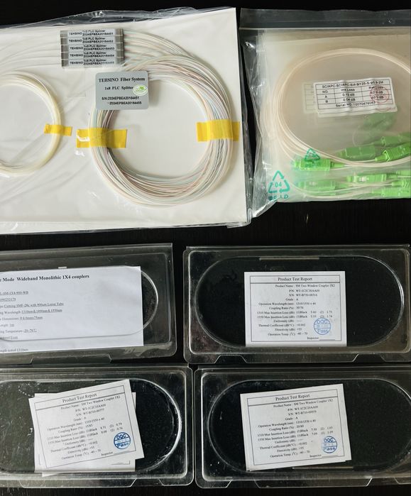 Spliter optic 1x8, 1x4, 15/85, 30/70, 20/80  SC/APC-SC/APC 2M