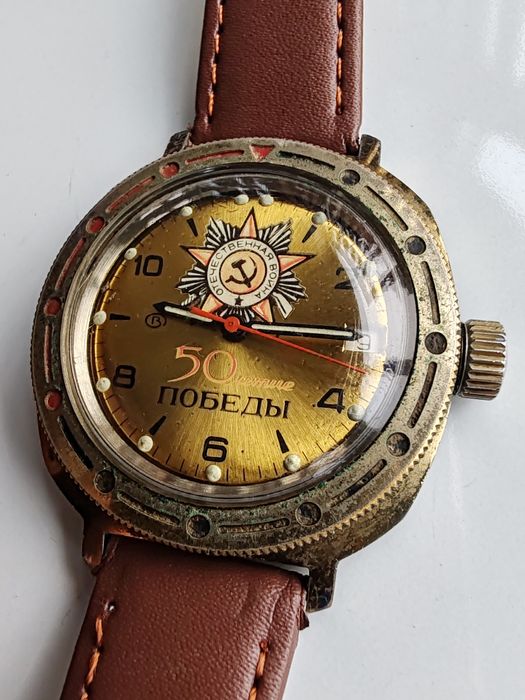 Ceas Vostok Amphibia 200 m Mecanic 39 mm Funcționează excelent!