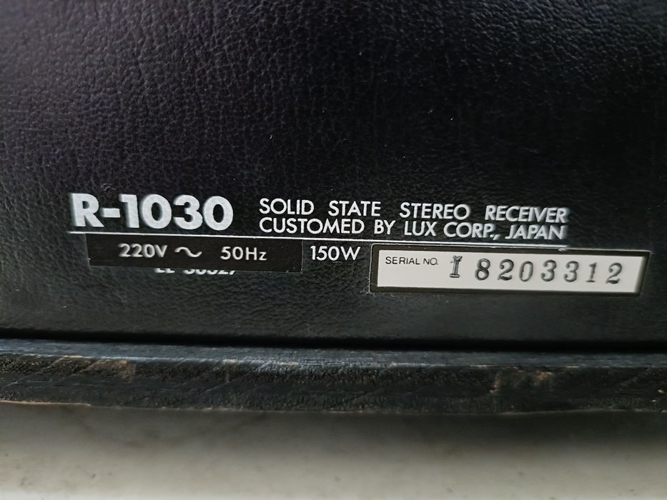 Luxman R 1030 amplificator, amplituner vintage, sunet extraordinar!