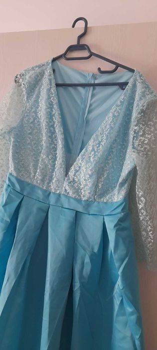 Rochie eleganta noua, baby blue 3XL
