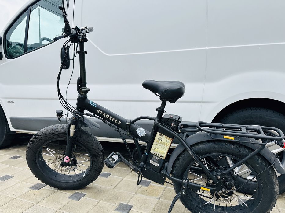 Bicicleta electrica 2 baterii asistat/acceleratie