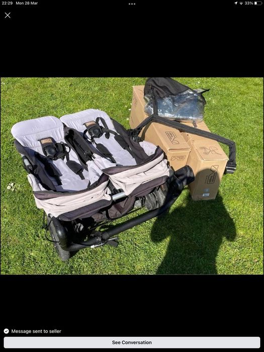 carucior gemeni  mountain buggi duet