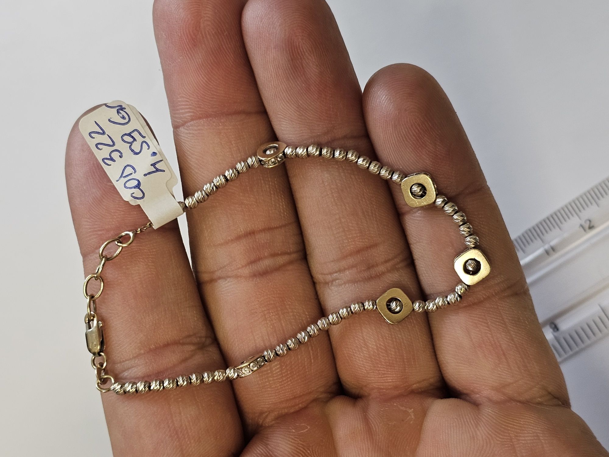 Vand bratara din aur 14 k 4.59 g