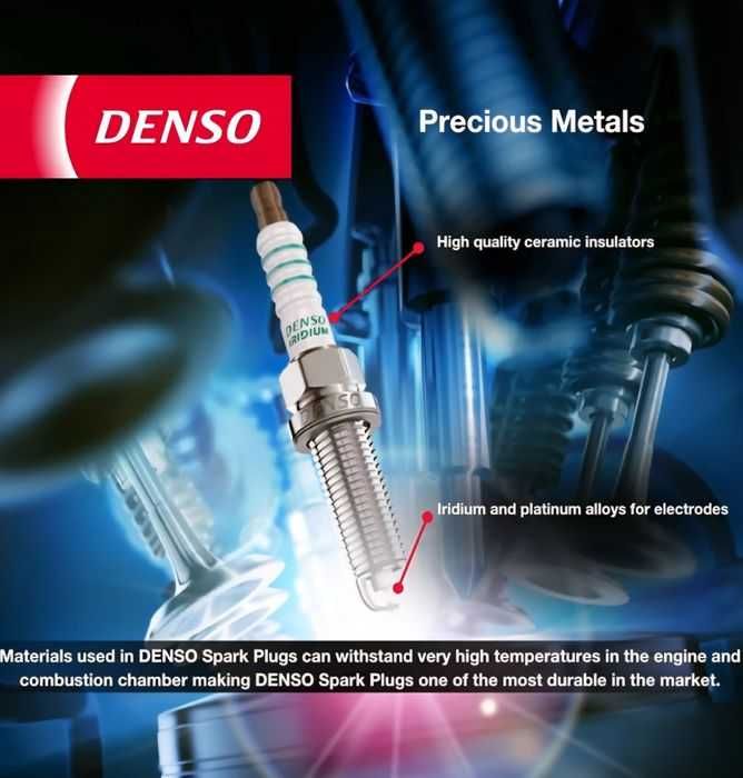 Комплект свечей зажигания Denso IXEH20TT (4711) Iridium TT оригинал