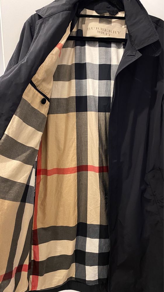 trench Burberry Brit size XL - negru