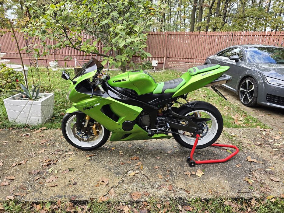 KAWASAKI NINJA ZX6R 636 2005 înmatriculat stare buna