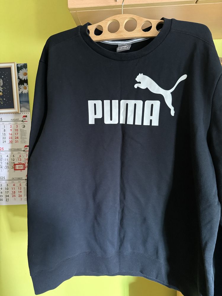 Суитшърт-puma,черен 2 XL-нов
