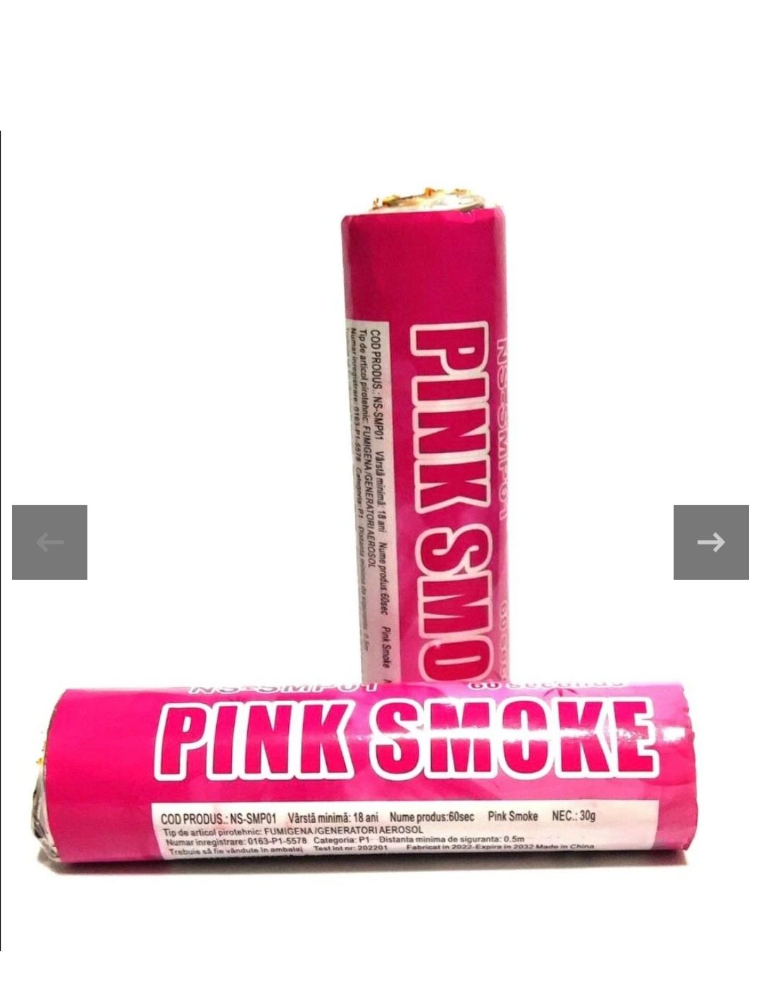 Fumigena colorata roz