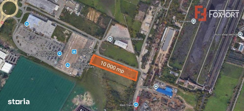 Teren intravilan industrial 10.000 mp - zona Calea Sagului