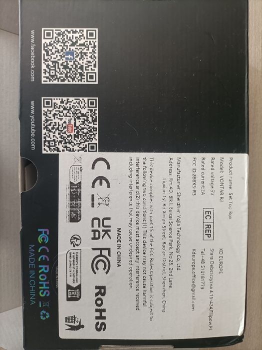 Vontar R3 Android 13, cu 4GB RAM și 32GB ROM. Stare nouă.