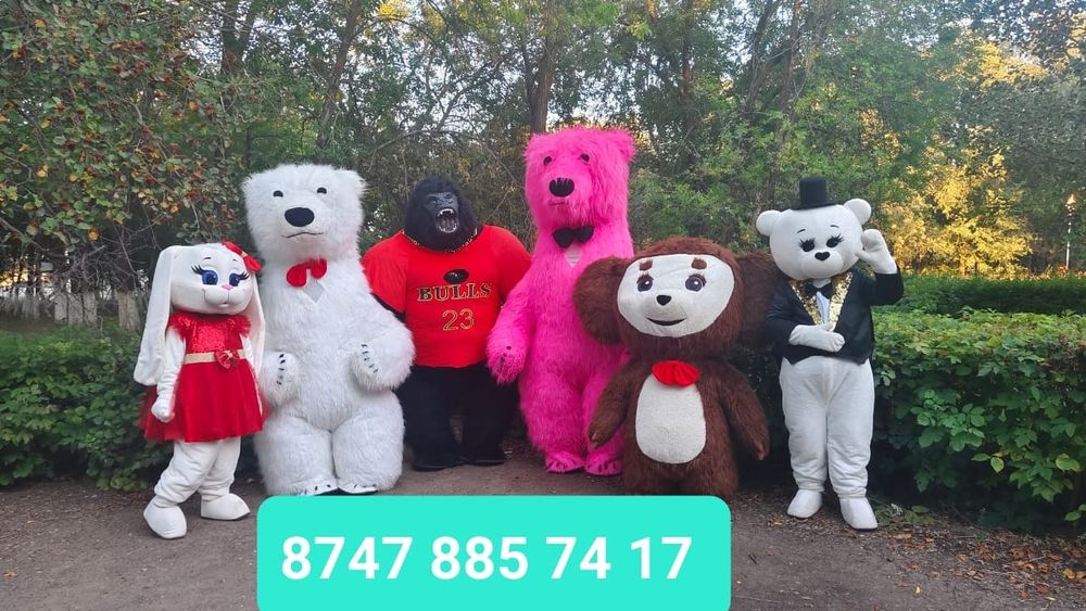 Ростовые куклы  ,аниматоры с выездом.