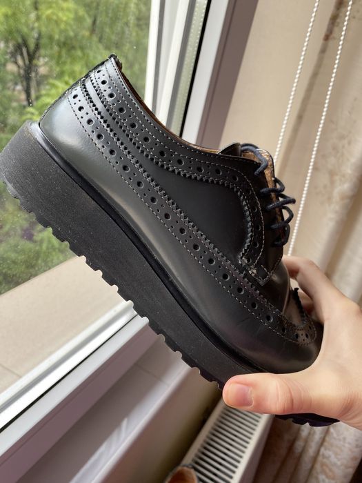 Pantofi gri din piele