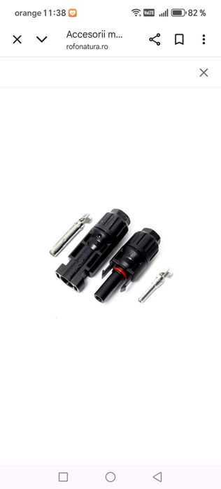 Conector fotovoltaice MC4