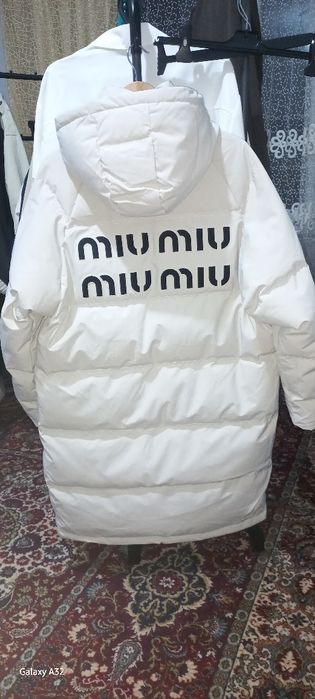 Куртка мию мию натуральный пух
