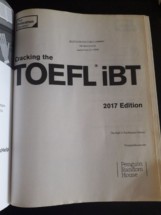 The Princeton Review Cracking the TOEFL iBT 2017 Edition+CD