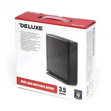 Кейс для жесткого диска Delux RS35 | USB 3.0 | SATA 2.5/3.5"