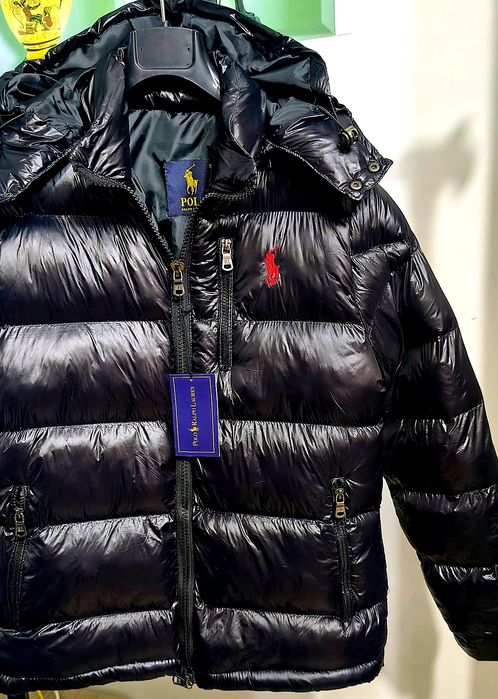 Geaca Polo Ralph The Gorham Glossed umplutura puf calitate premium