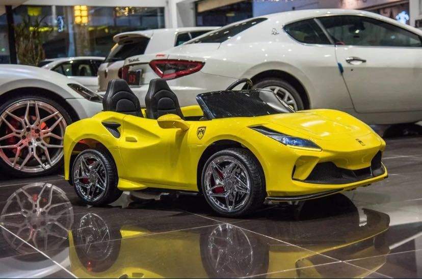 Ferrari f8 поднимает 110 кг детский электромобиль