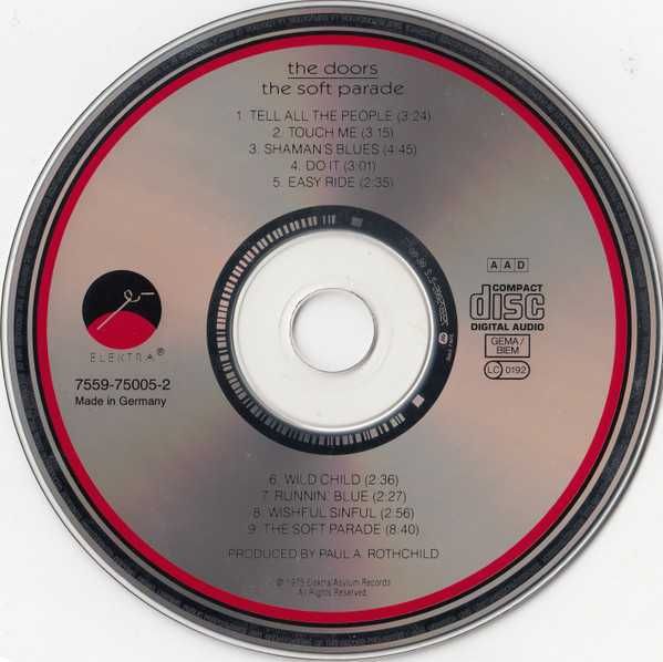 CD The Doors - The Soft Parade (1969)