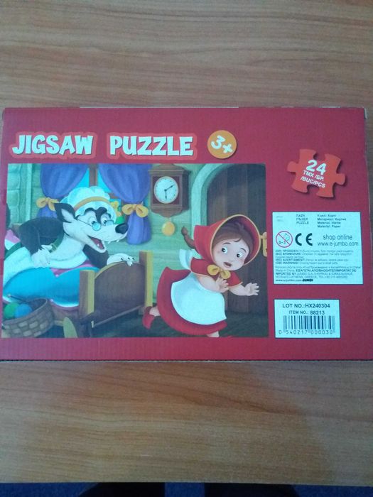 Vand doua puzzle-uri si un set magnetic de constructie (3+ ani)