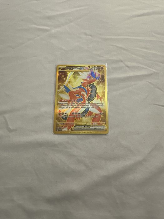 Vand pokemon Koraidon EX gold nou dara nici o zgarietura