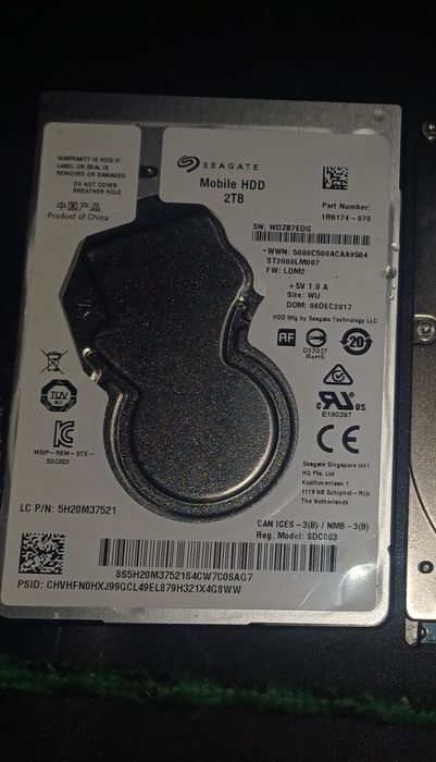 Seagate Mobile HDD 2TB – Hard Disk Laptop 2.5” SATA