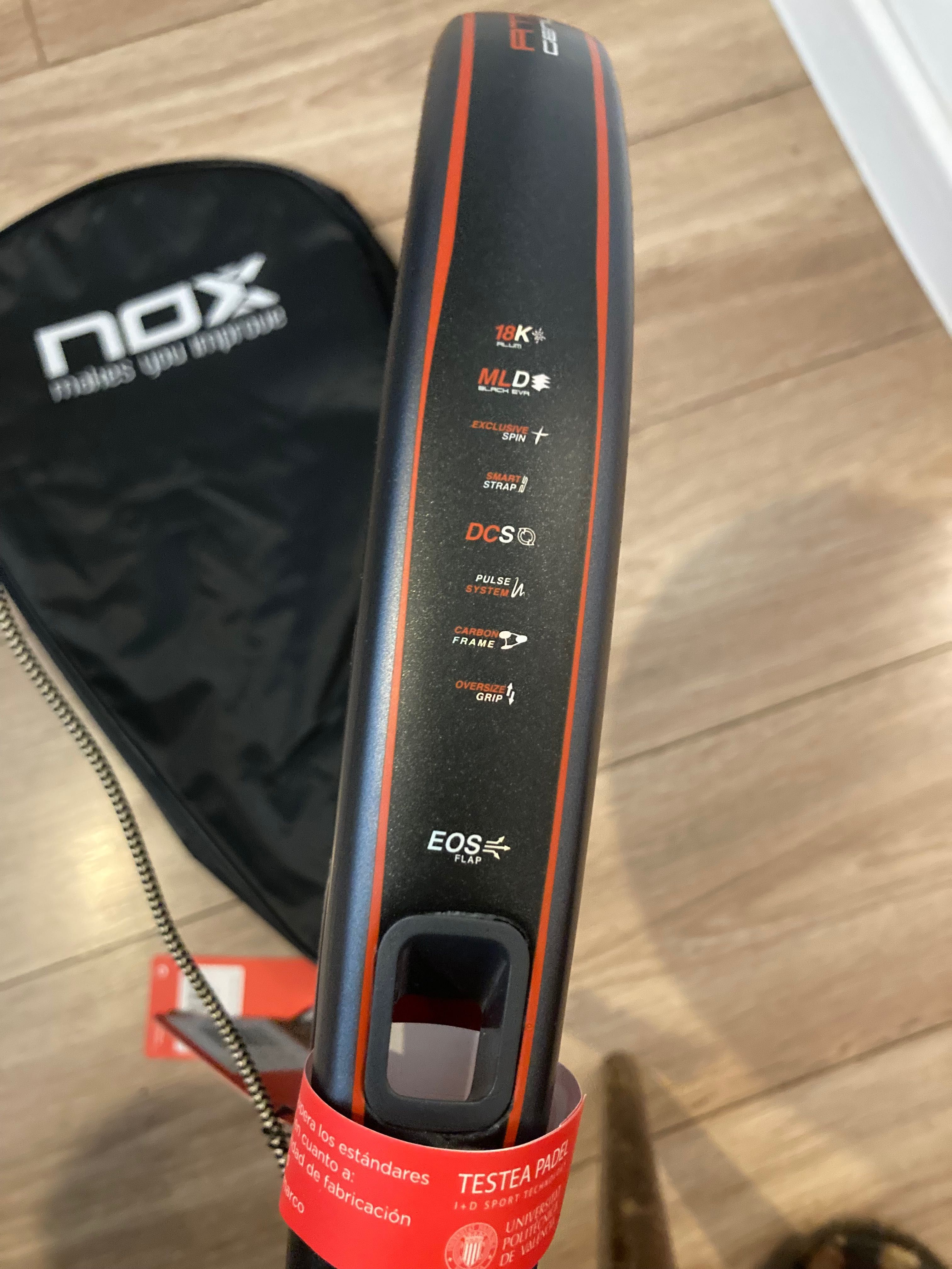 Падел ракета Nox AT10 Genius Attack 18K Alum 2025