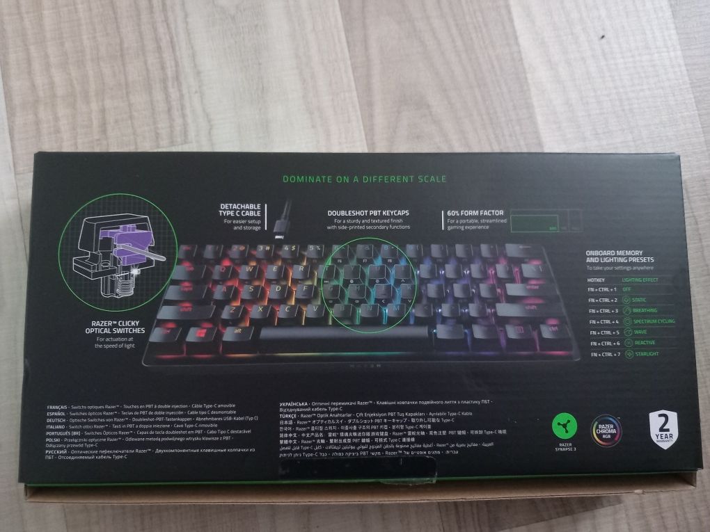 Razer Huntsman Mini 60% клавиатура