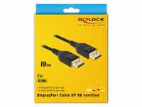 Cablu Displayport 8K / 4K la max 240Hz (DP 8K certificat) 2m Delock