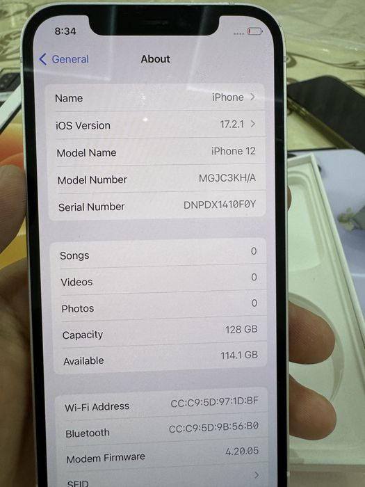 iphone 13 o'zi 128gb 83%