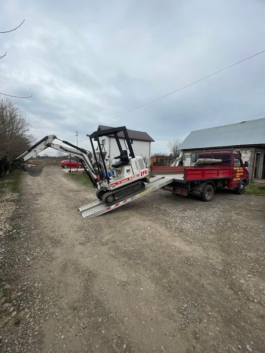 Nisip, pietris, amestec penteu beton, pamant, miniexcavator !