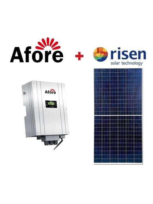 Монофазна OnGrid мрежова фотоволтаична система 5kW Afore + Risen