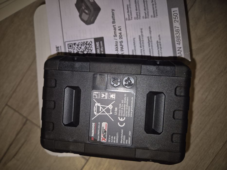 Acumulator parkside smart 4ah 20v si 12 ah