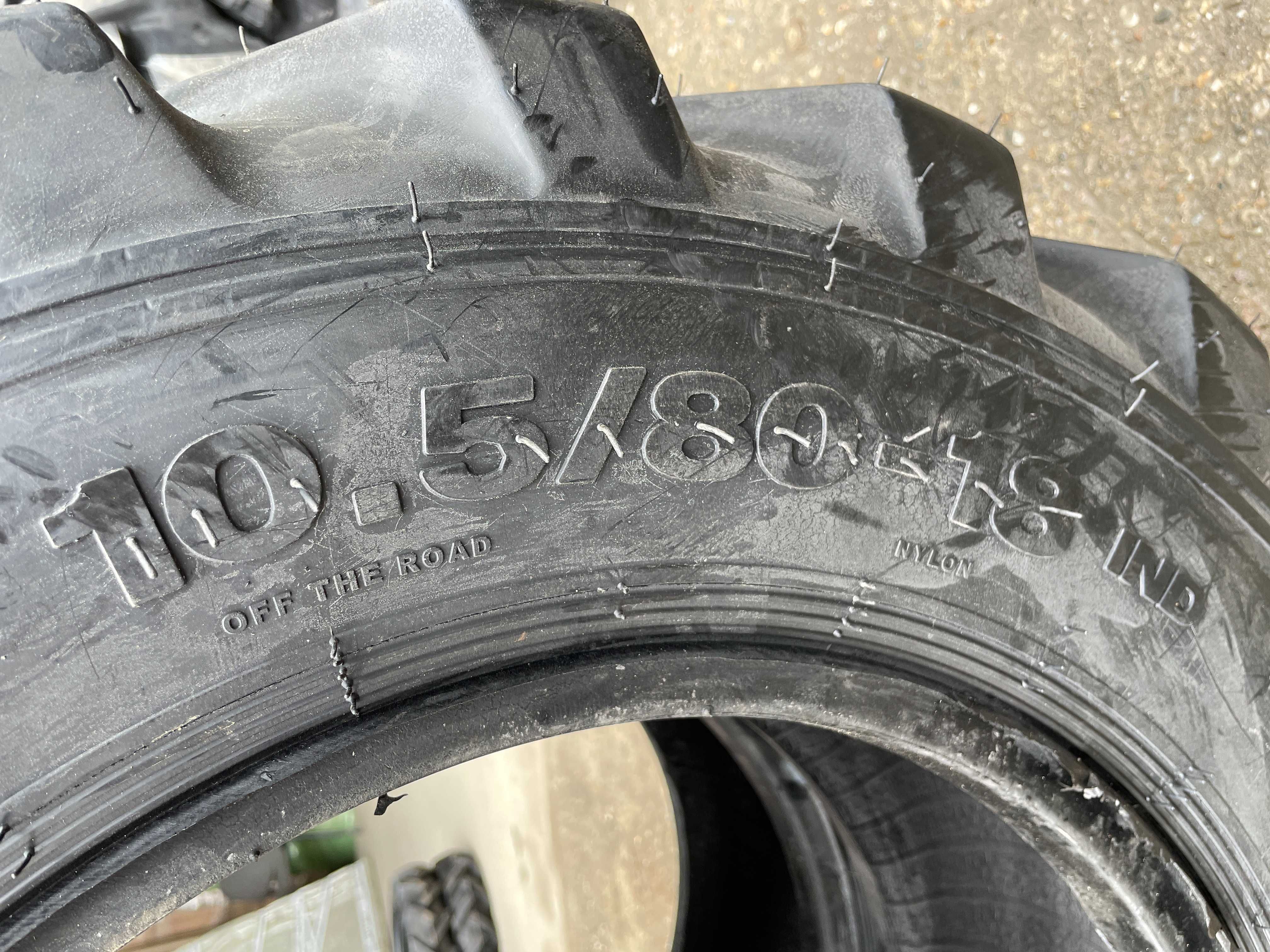 10.5/80-18 anvelope noi industriale marca OZKA pentru buldo