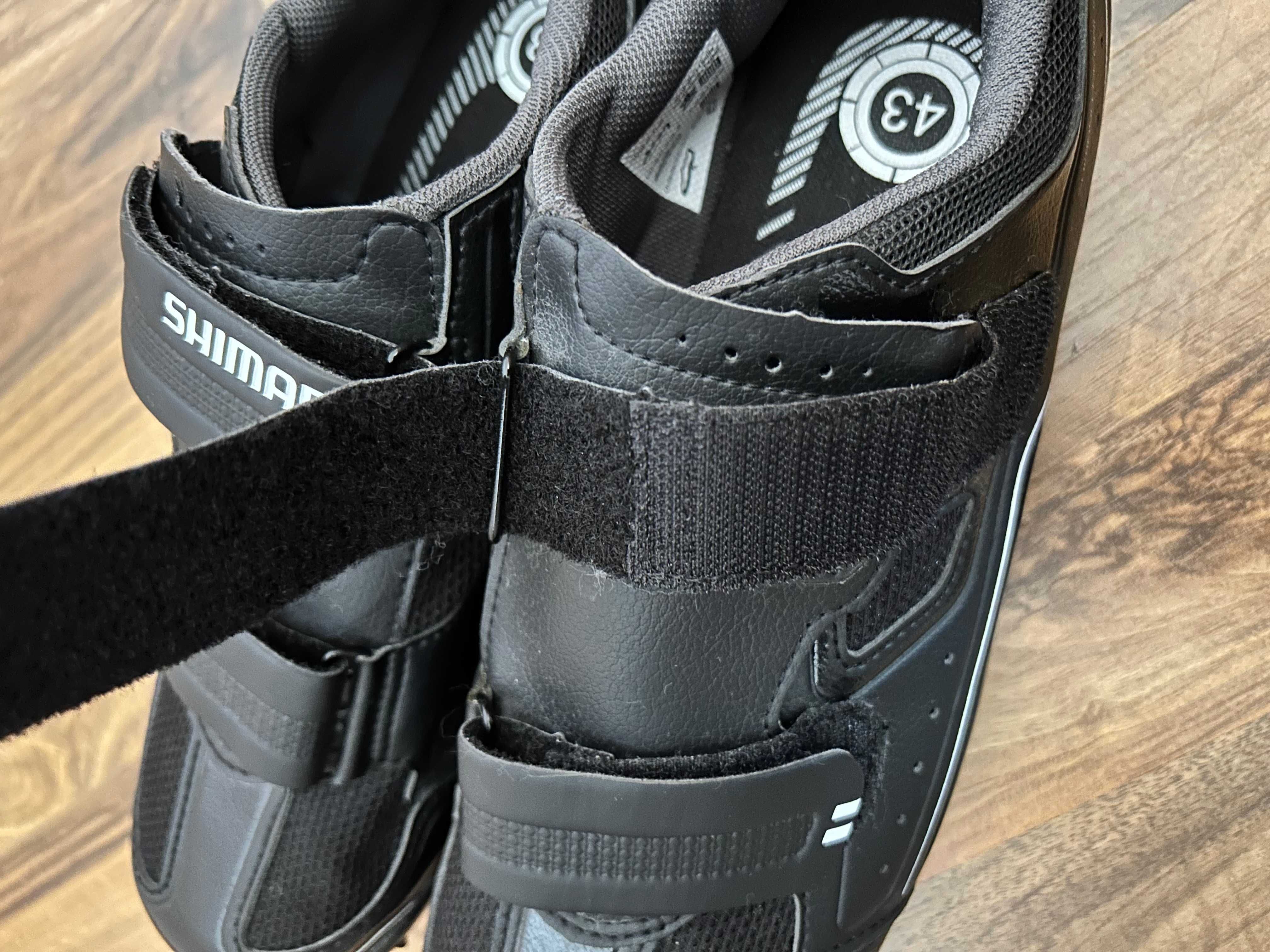 încălțăminte ciclism marca shimano, mărimea 43, culoare negru