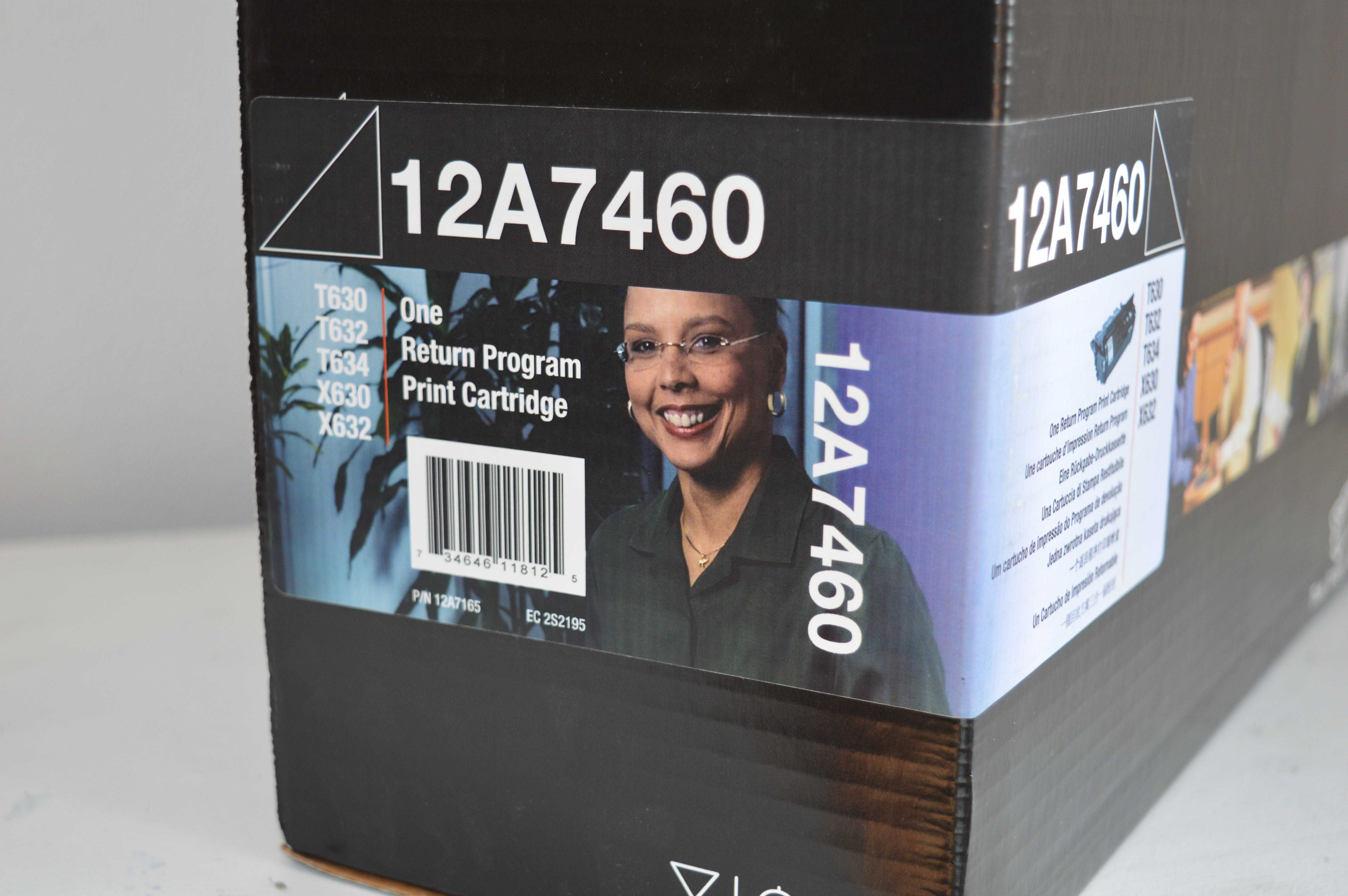 Lexmark 12A7460 Cartus Toner negru ORIGINAL